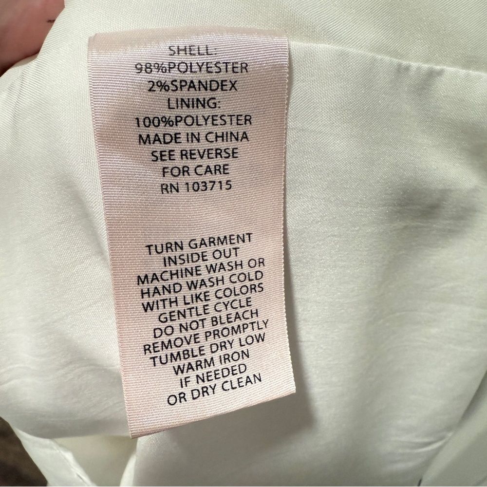 NANETTE LEPORE White BELLA DONNA Dress 4 Bell Sleeves Flounce Contrast Edge NWT - Picture 12 of 14